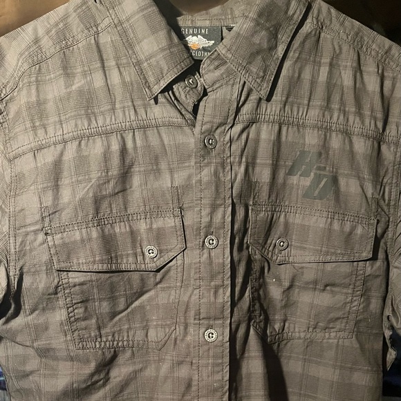 Harley Davidson Button Down short sleeve - Picture 3 of 8